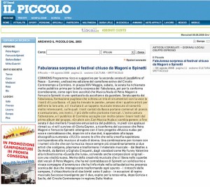 Il Piccolo ago 2008     